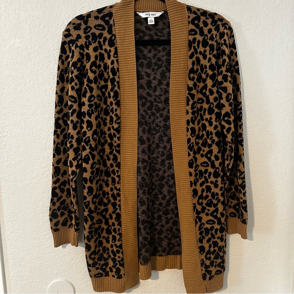 Nine West Printed Cardigan